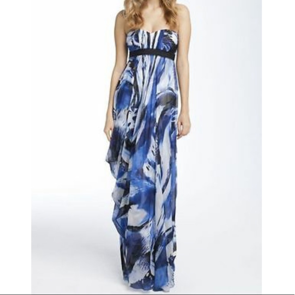 BCBGMaxAzria Silk Chiffon Dress